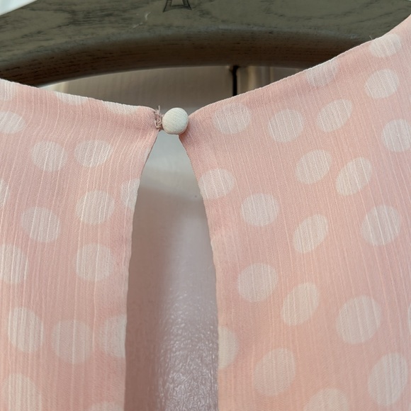 NWT Calvin Klein V-Neck Ruffle Sleeve Trapeze Minidress - Picture 9 of 15